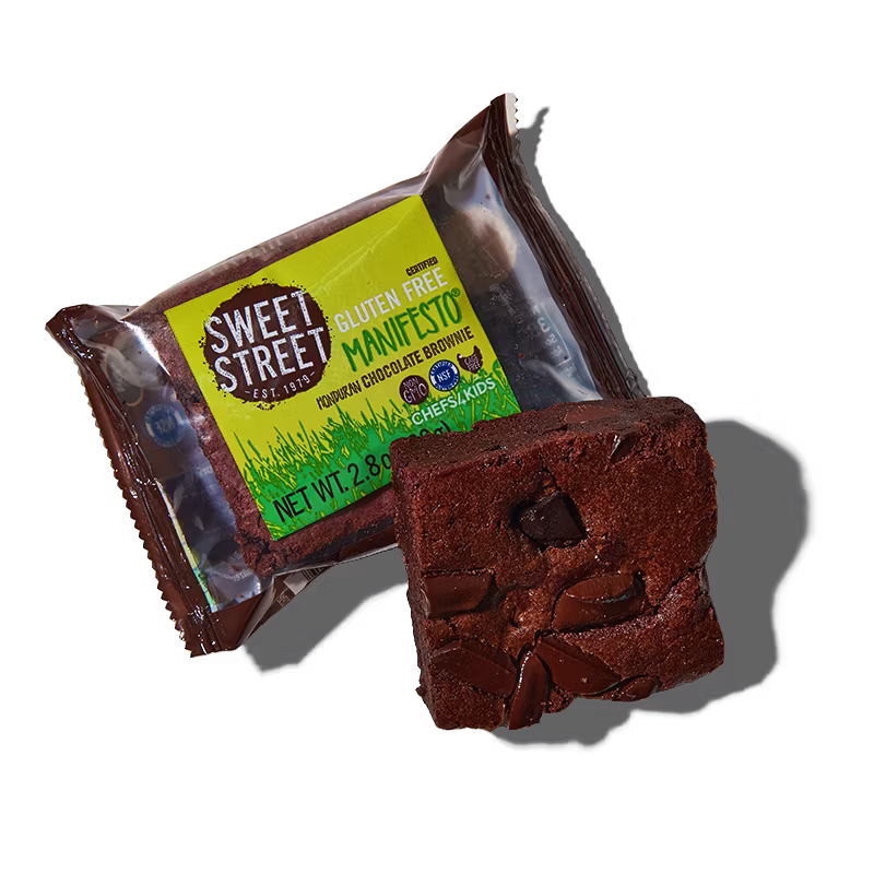 Mellow Mushroom Gluten-Free Brownie dessert